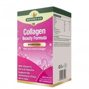 NATURES AID COLLAGEN BEAUTY FORMULA HYDROLYSED CAPSULES 90'S