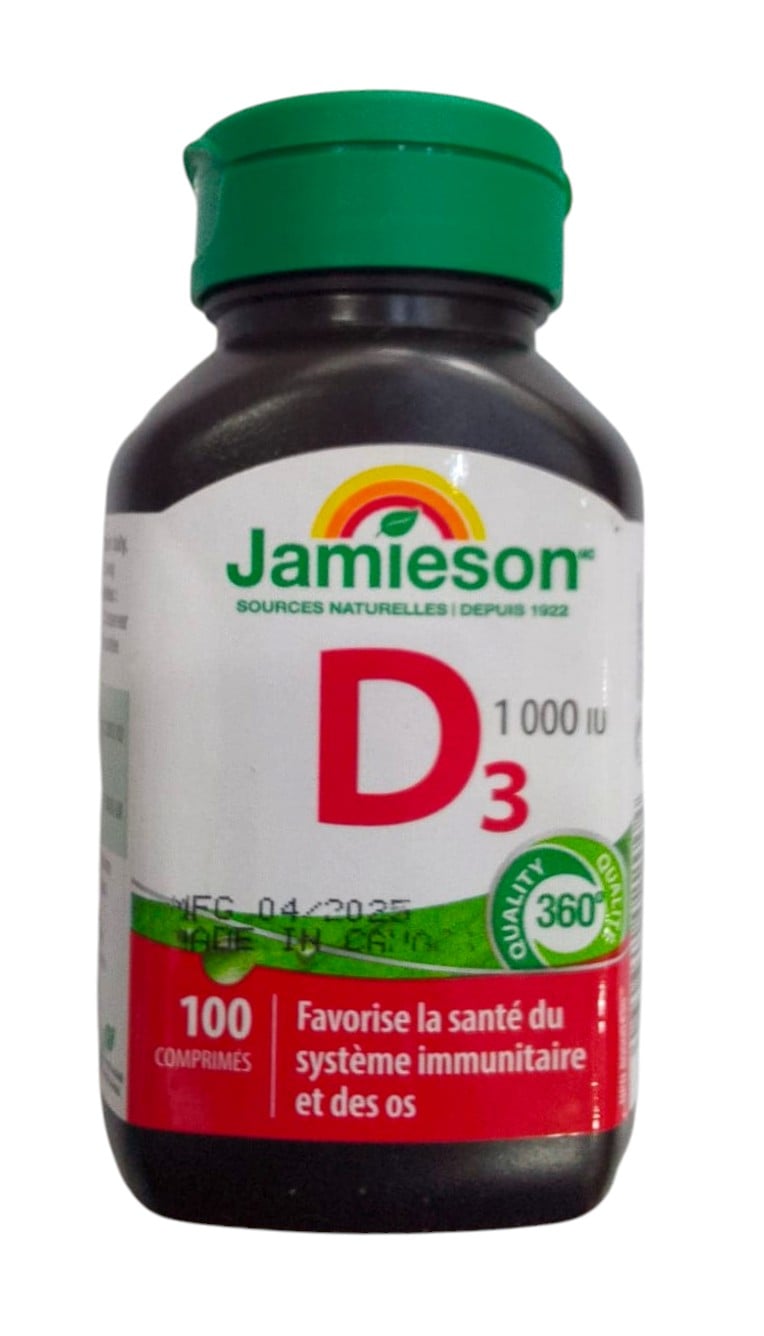 JAMIESON D3 100OIU 100 TABLETS