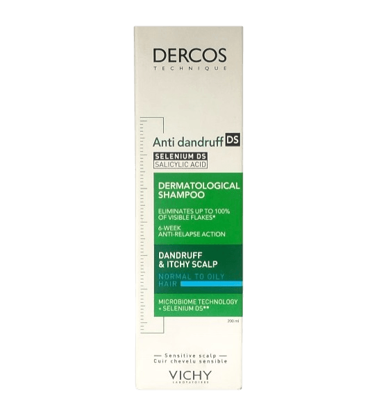 DERCOS ANTI DANDRUFF DS SHAMPOO-NORMAL TO OILY HAIR 200ML