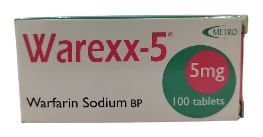 WARFARIN WAREXX 5MG 100'S