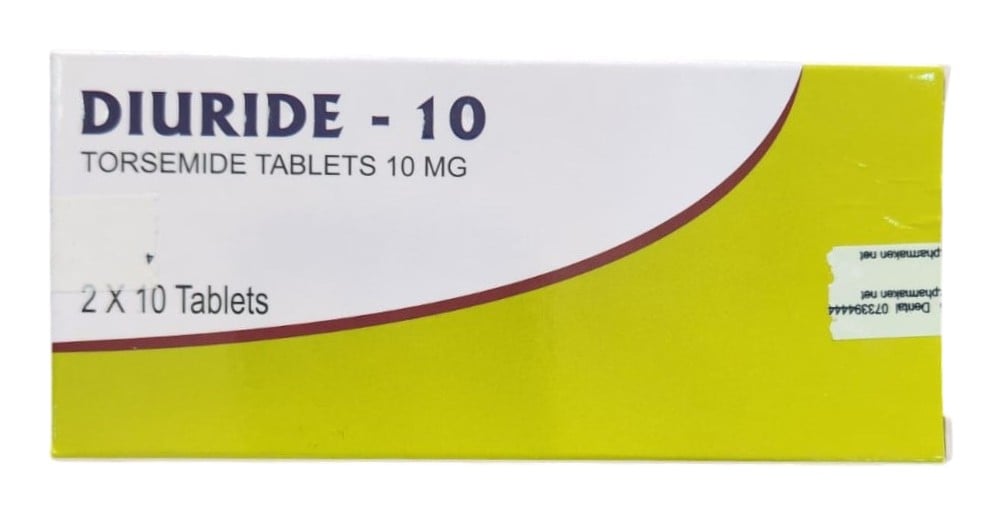 DIURIDE 10MG TABS