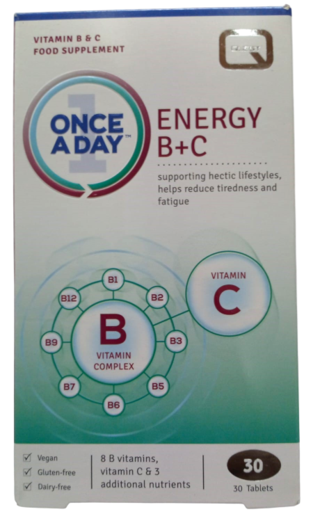 QUEST ONCE A DAY ENERGY B+C 30'S