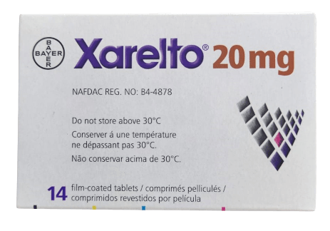 XARELTO 20MG 14's