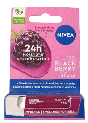 NIVEA LIPBALM BLACKBERRY SHINE