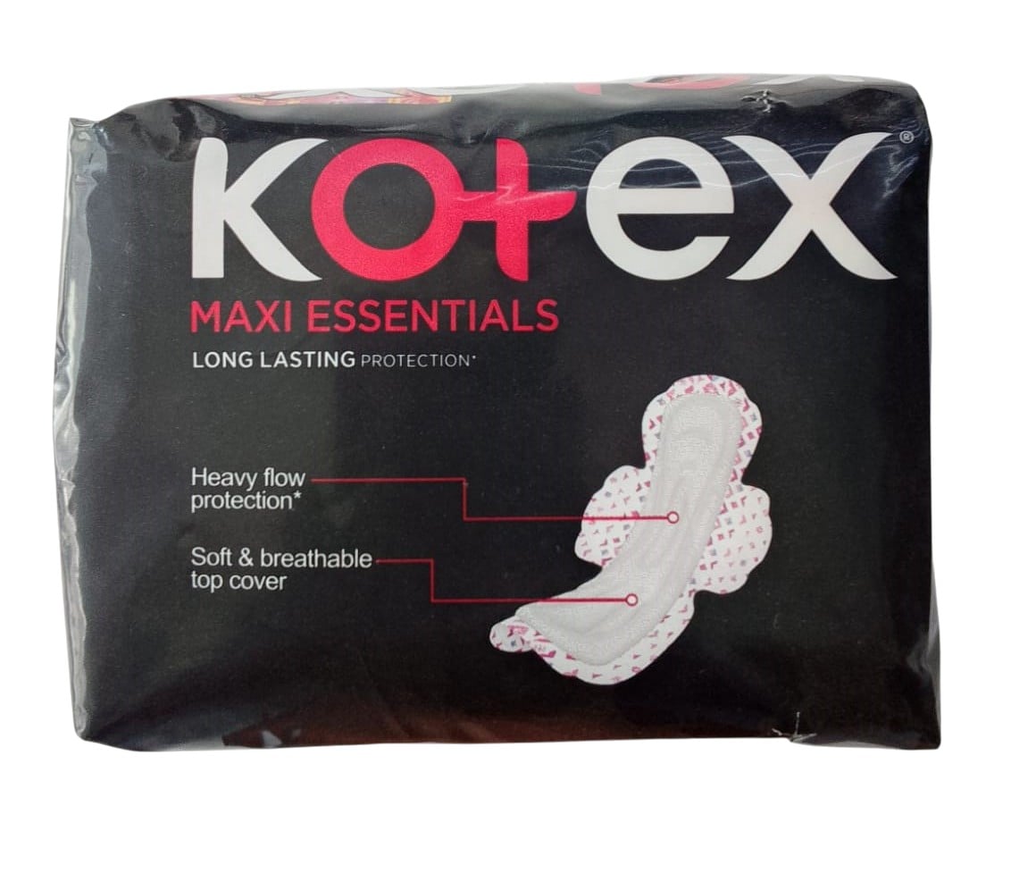 KOTEX MAXI ESSENTIALS LONG LASTING 7S