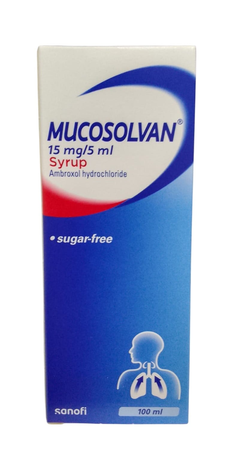 MUCOSOLVAN Sugar-Free Ambroxol Syrup, 100ml