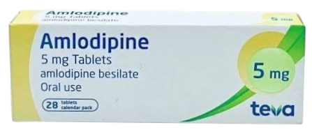 AMLODIPINE 5MG 28S [TEVA]