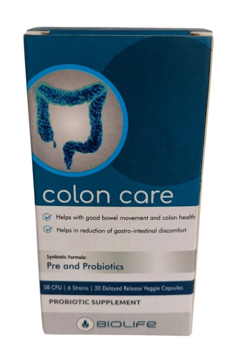 AVALIFE BIOLIFE COLON CARE CAPSULES 30'S
