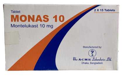 MONAS 10MG (MONTELUKAST) 30'S