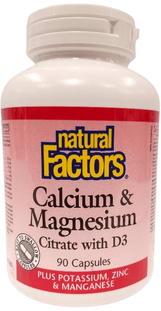 NATURAL FACTORS CALCIUM/MAGNESIUM/D3