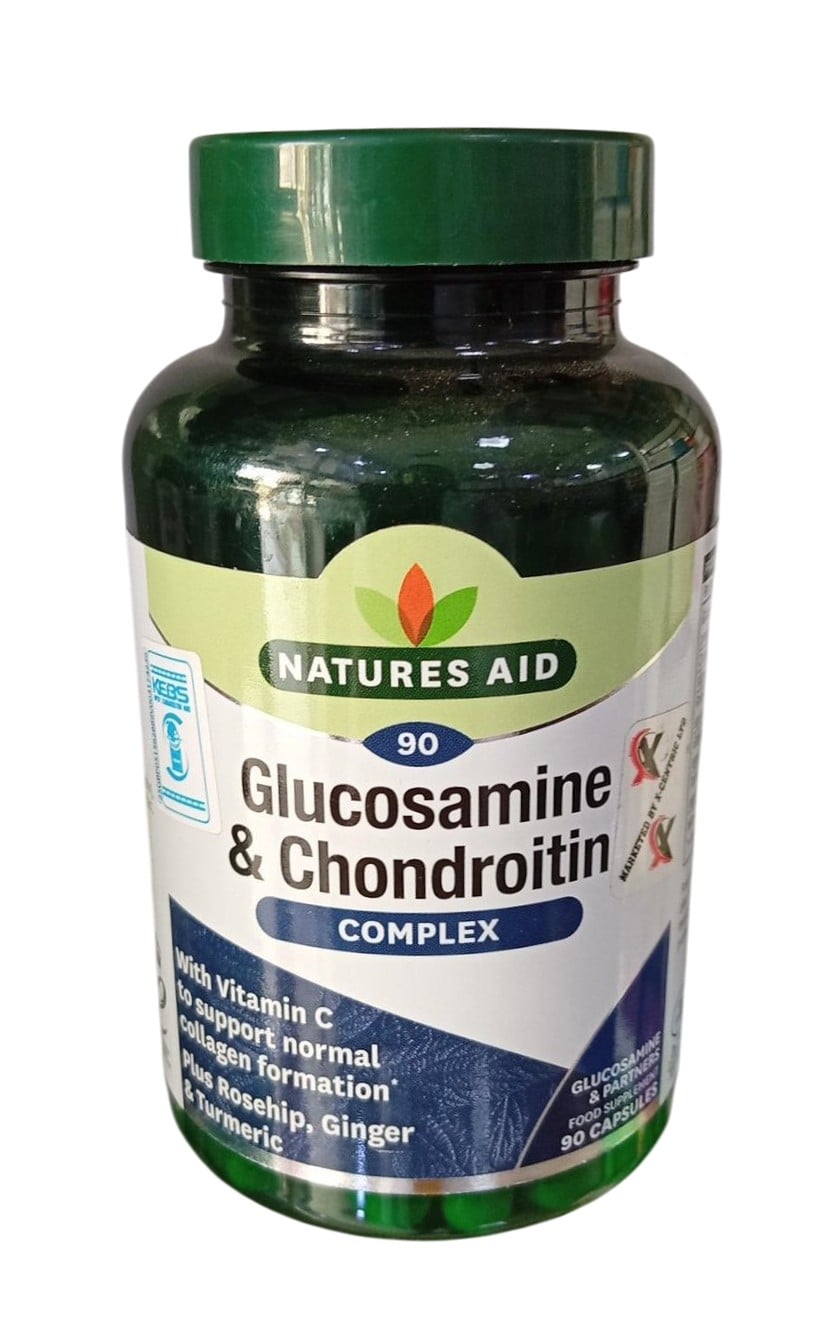 NATURES AID GLUCOSAMINE, CONDROITIN 90'S