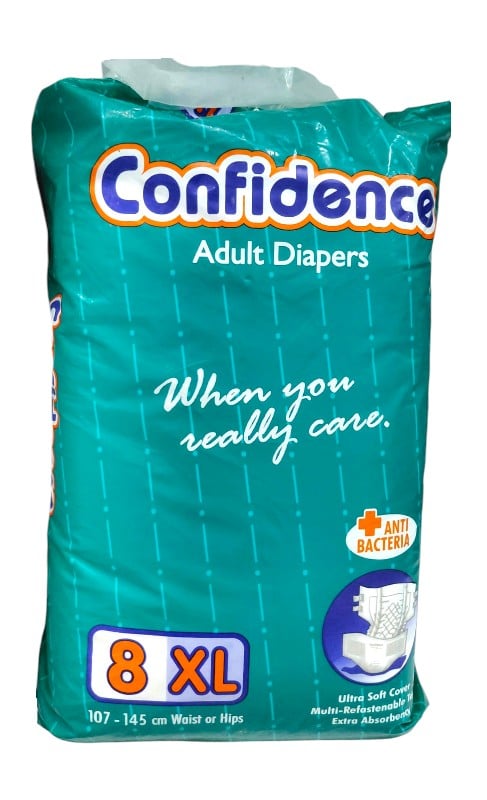 CONFIDENCE ADULT DIAPER XL 8s