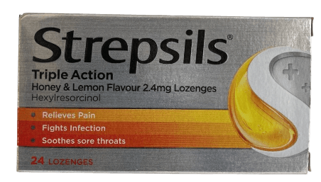 STREPSILS H&L TRIPLE ACTION LOZENGES 24'S