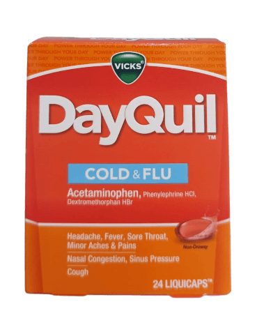 VICKS DAY QUIL COLD AND FLU 24LIQUICAPS