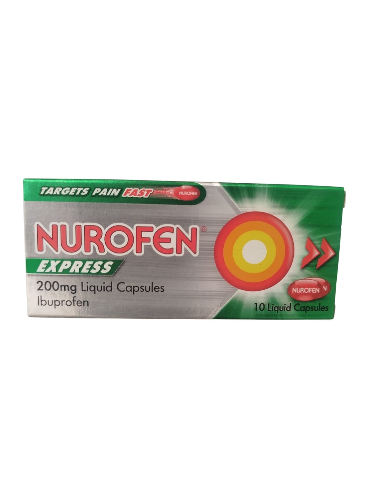 NUROFEN EXPRESS 200MG LIQUID CAPSULES 10S