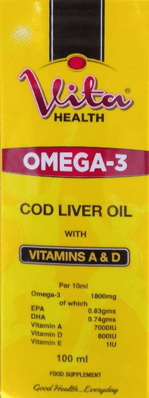 VITAHEALTH COD LIVER OIL 100ML