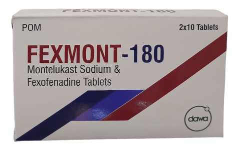 FEXMONT 180MG TABS 20S