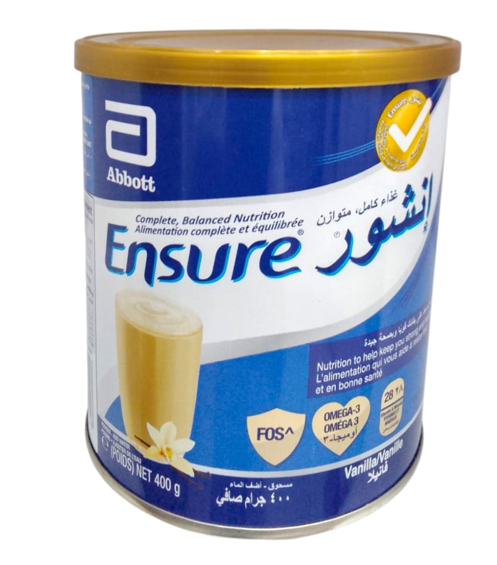 ABBOTT ENSURE VANILLA PROTEIN POWDER 400GMS