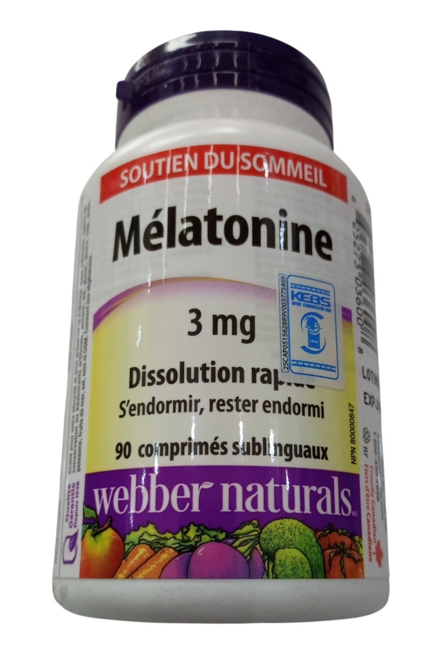 WEBBER NATURALS VITAMIN B12 1000MGS 90'S