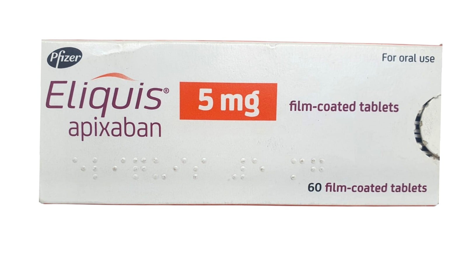 ELIQUIS (APIXABAN) 5MG KAPLI  60S