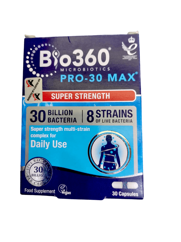 NATURES AID BIO360 PRO-30 MAX CAPS 30S