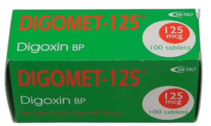 Digoxin 125mcg 100's