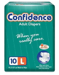 CONFIDENCE ADULT DIAPER LARGE 10S