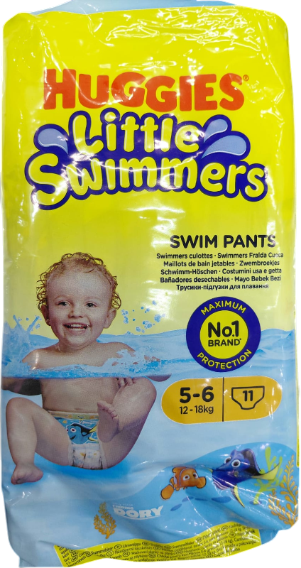 HUGGIES LITTLE SWIMMERS5/6 (12-18KG) 11S