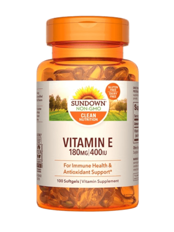 SUN DOWN VITAMIN E SOFTGELS