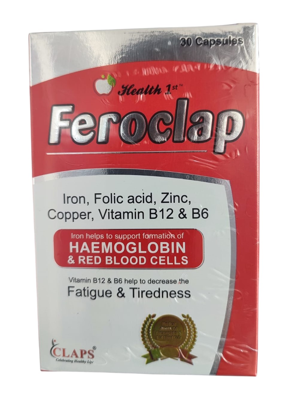FEROCLAP CAPSULES CAPS 30'S