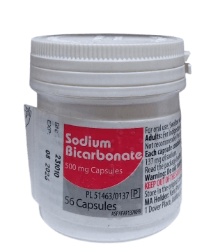 SODIUM BICARBONATE 500MG 100'S