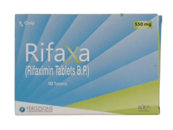 RIFAXA 550MG TABLETS 10'S