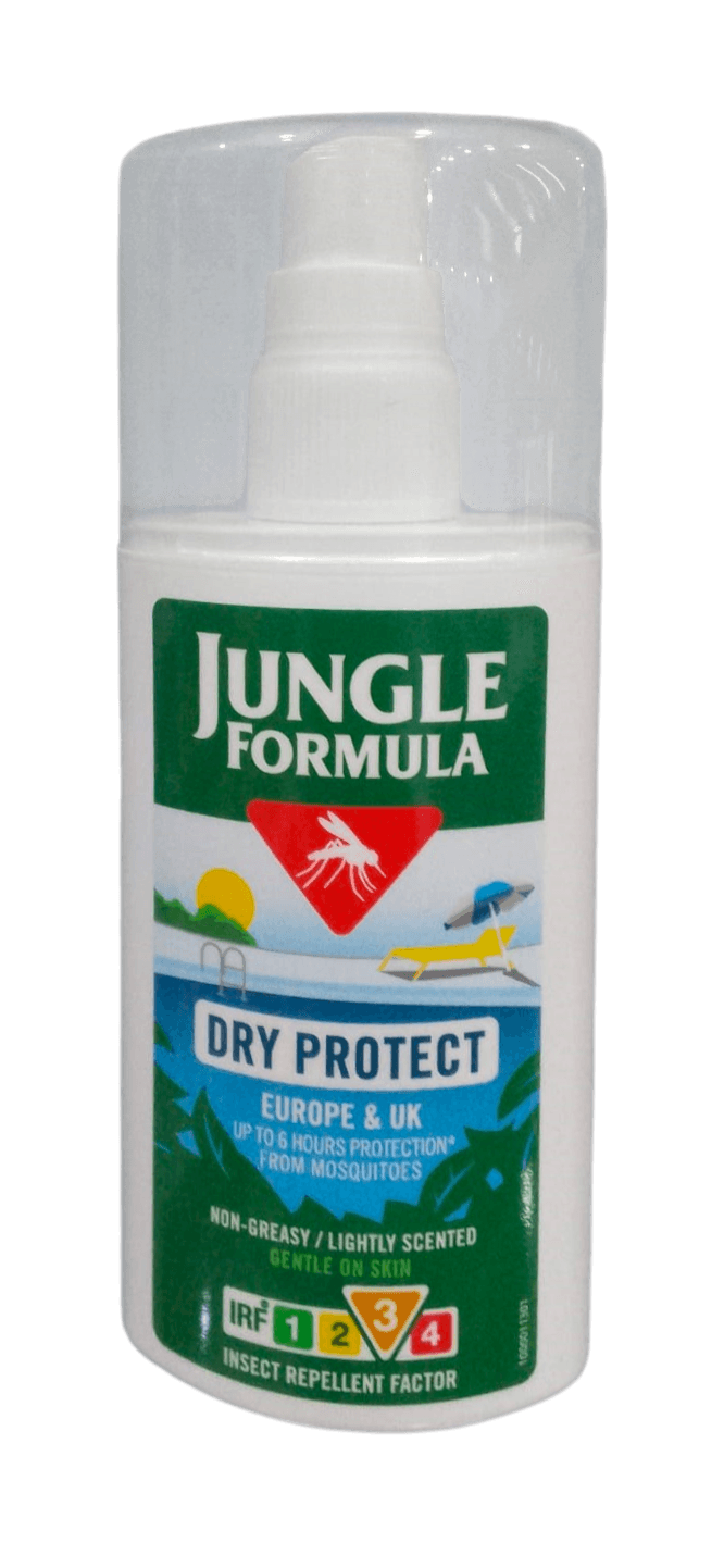 JUNGLE FORMULA REPELLANT SPRAY DRY PROTECT 90ML