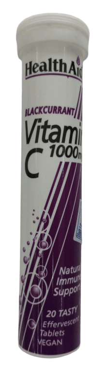 HEALTHAID VITAMIN C 1000MG EFFER BLACK CURRENT