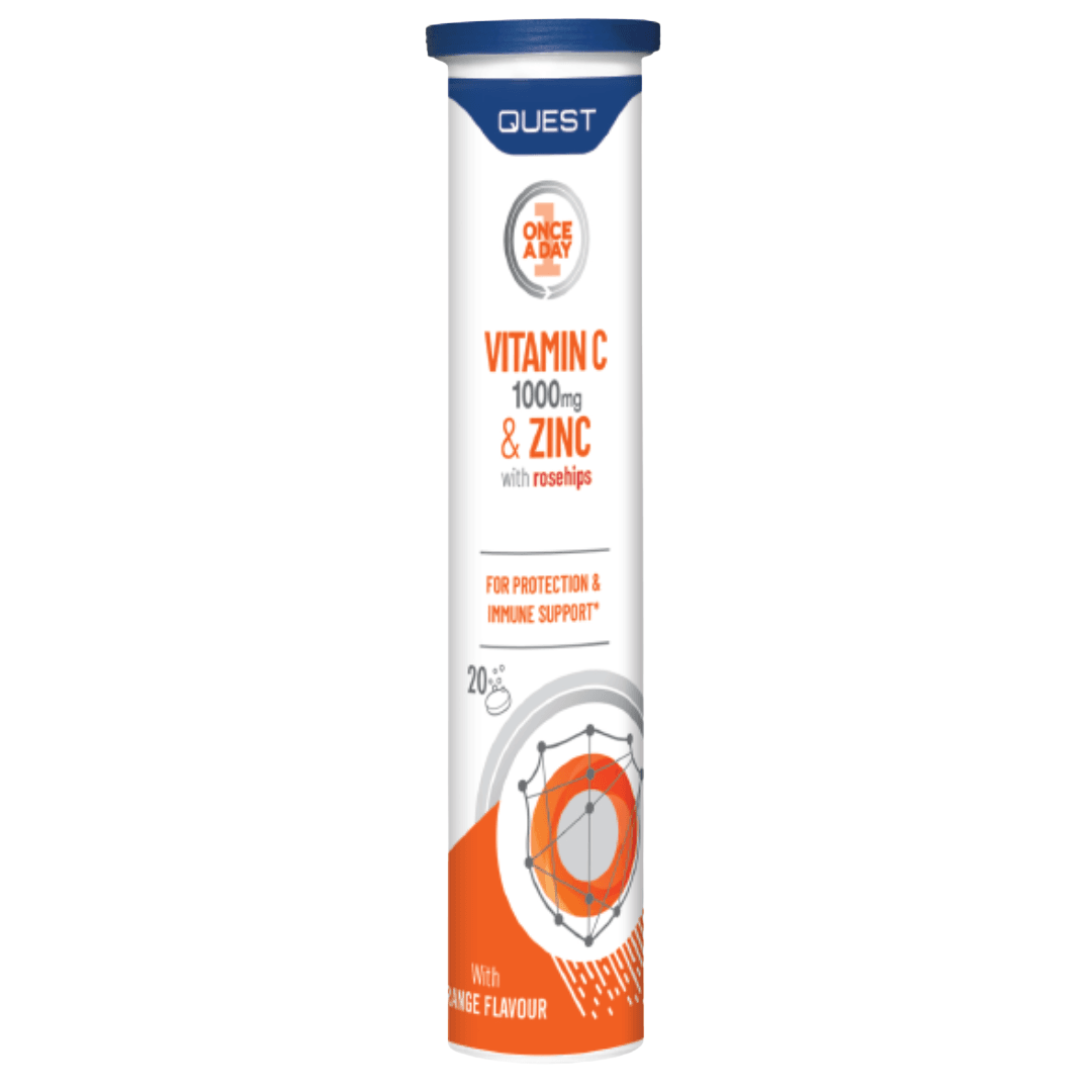 QUEST VITAMIN C 1000MG ZINC WITH ROSEHIPS 20 TABLETS