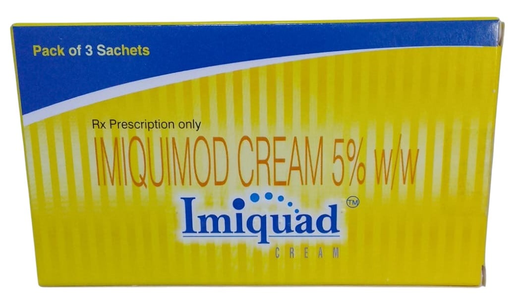 IMIQUAD (IMIQUIMOD) CREAM 5% W/W SATCHETS 3'S