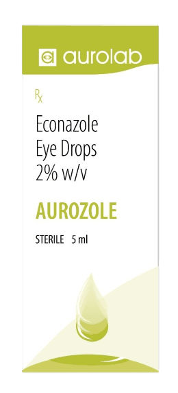 AUROZOLE (ECONAZOLE 2% W/V EYE DROPS 5ML