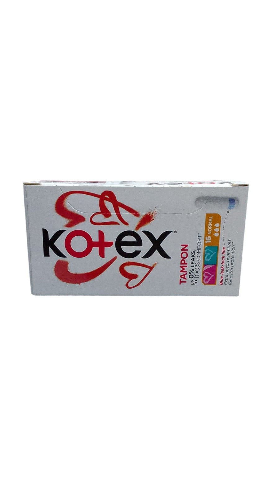 KOTEX TAMPONS NORMAL, 16 COUNT