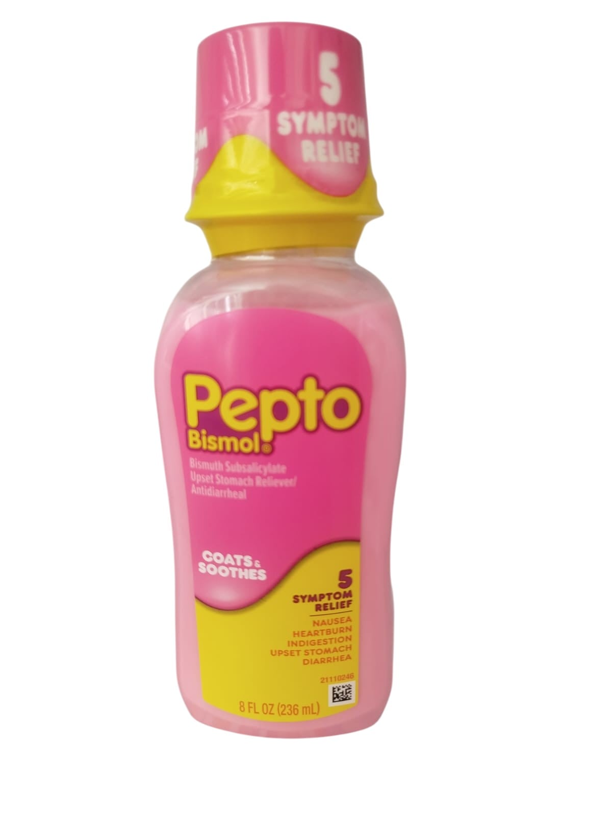 PEPTO BISMOL COATS AND SOOTHS 5 SYMPTOM RELIEF 236ML
