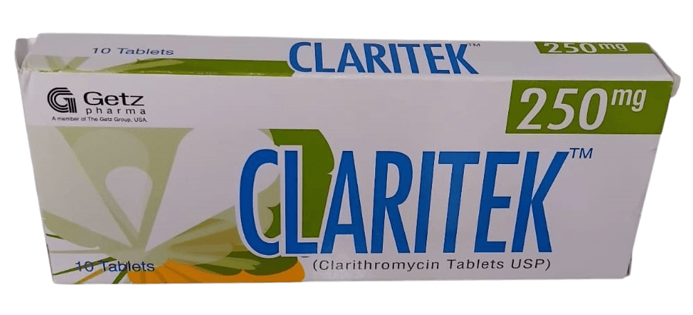 CLARITEK 250MG TABLETS 10'S