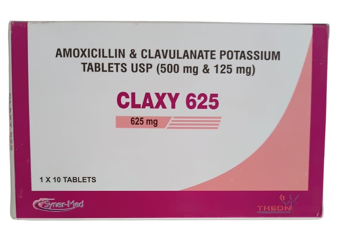 CLAXY 625MG TABLETS 10'S