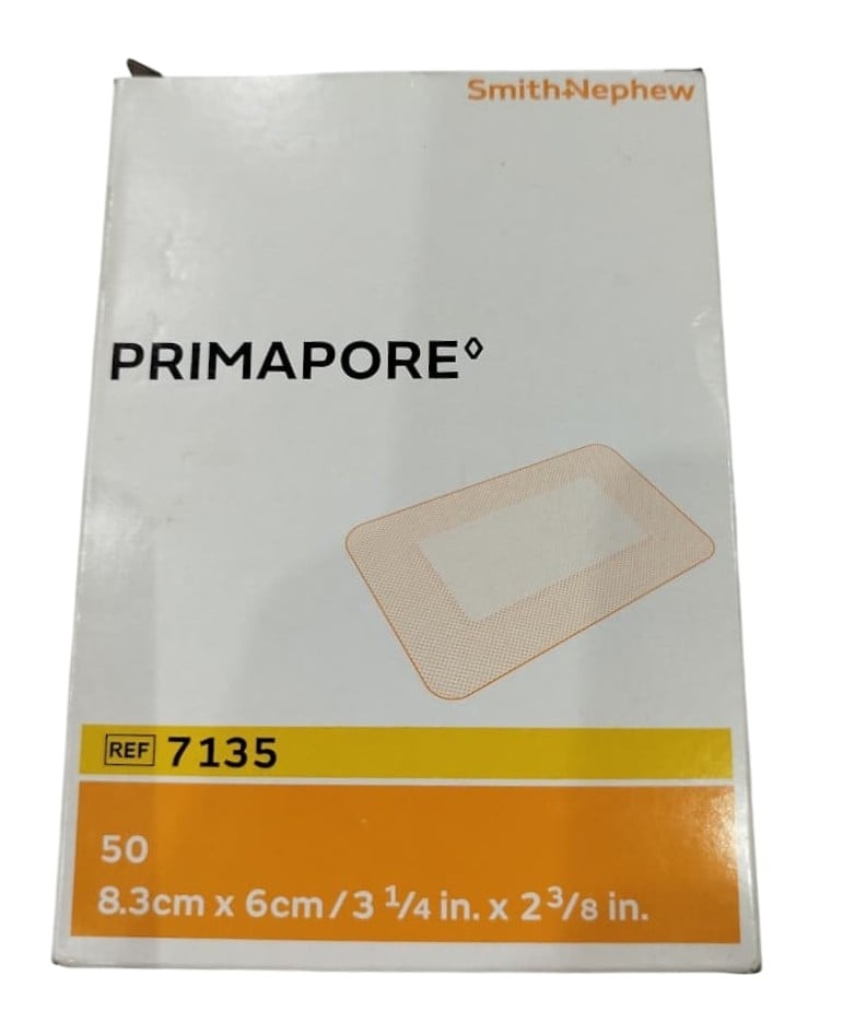 PRIMAPORE 8.3CM * 6CM ADHESIVE WOUND DRESSING 50'S