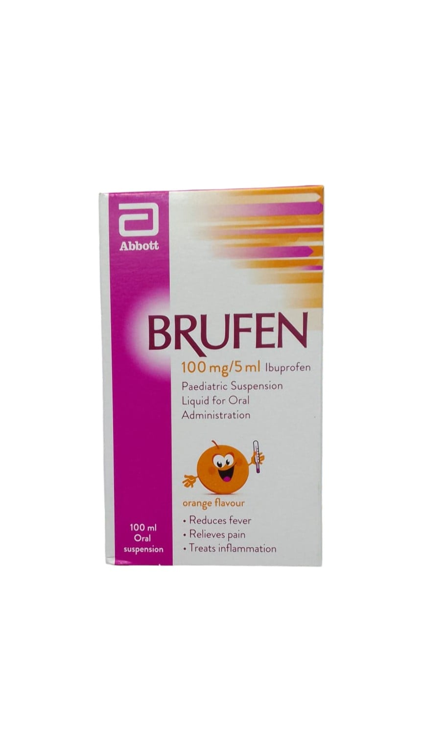 ABBOTT BRUFEN 100MG per 5ML PAED ORAL SUSP 100ML