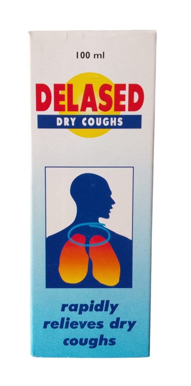 DELASED DRY SYRUP FOR COUGH RELIEF 100ML