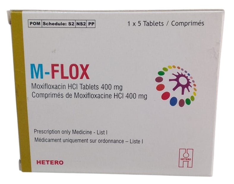 M-FLOX (MOXIFLOXACIN) 400MG TABS