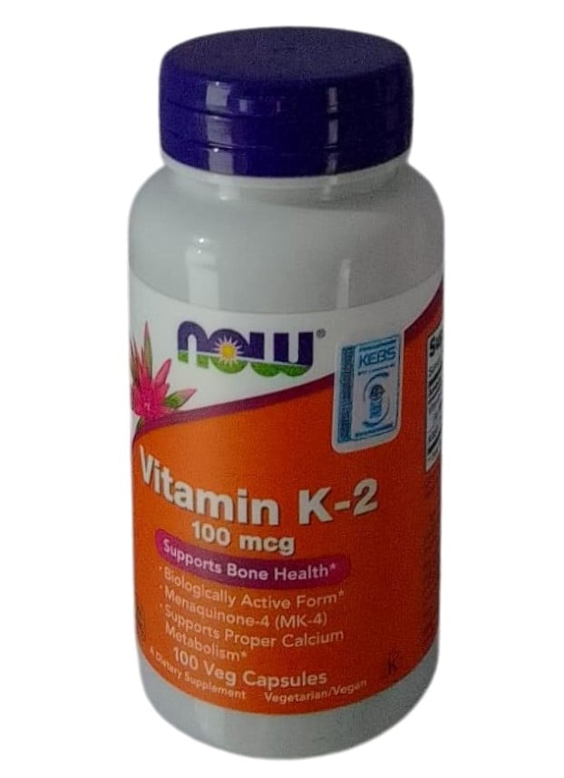 NOW VITAMIN K2 100MCG 100'S CAPS