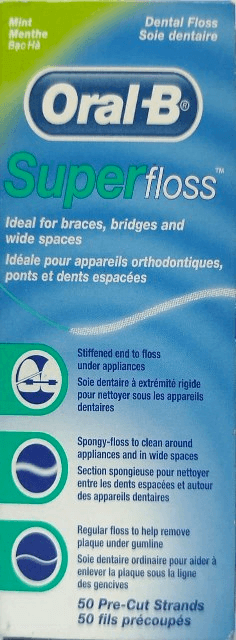 ORAL B SUPERFLOSS 50s