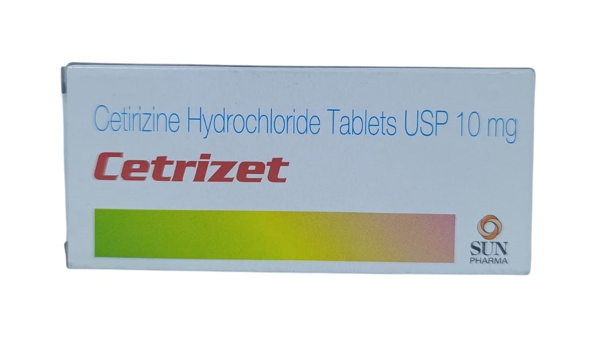 CETRIZET 10mg (CETRIZINE) TABLETS 100'S