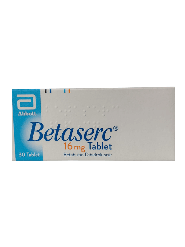 BETASERC 16MG TABLETS 30'S