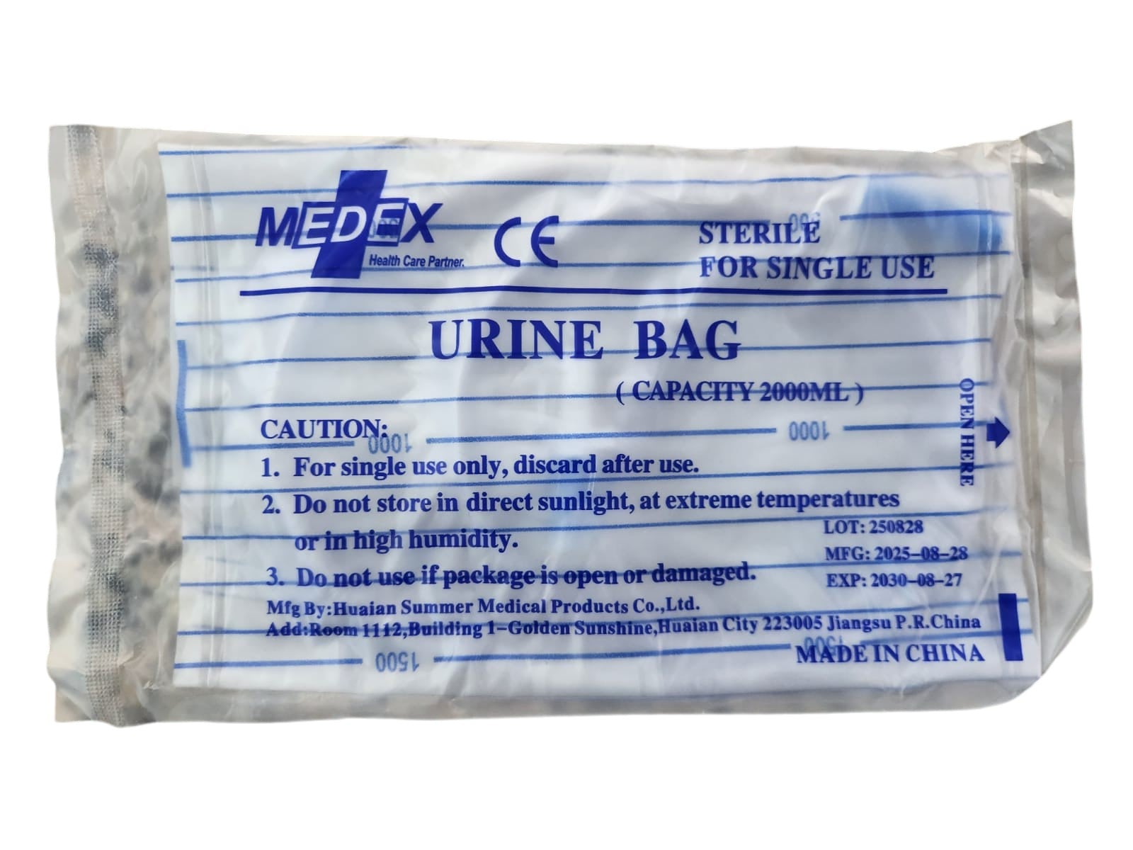 URINE DRAINAGE BAG